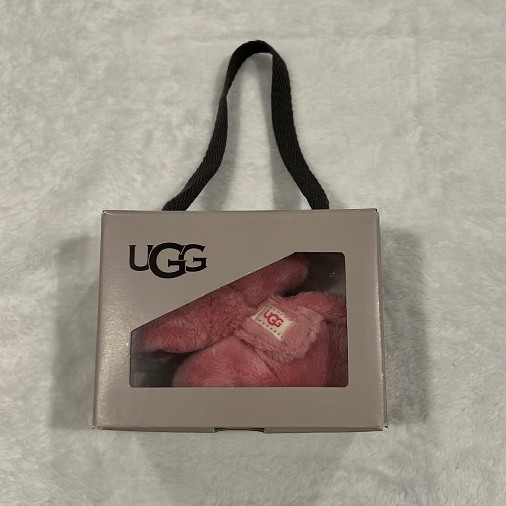 NEW in Box Infant Girls Pink Ugg Bixbee Booties Size 0/1